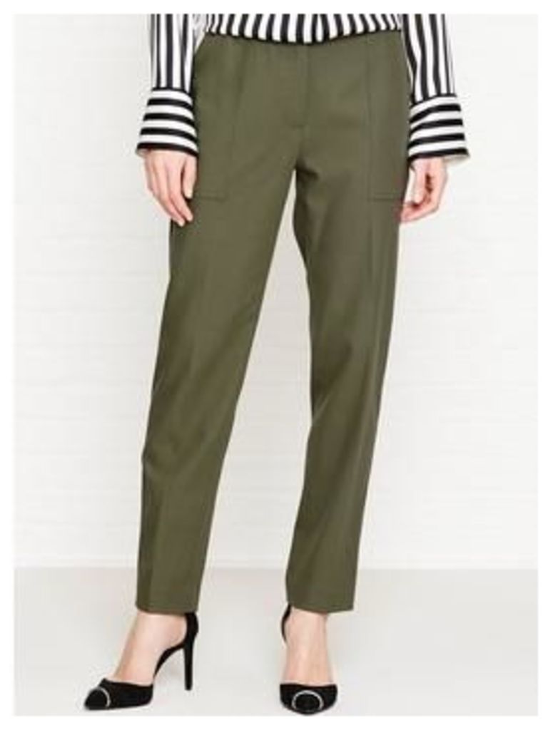 Kenzo Tailored Cotton Trousers - Khaki