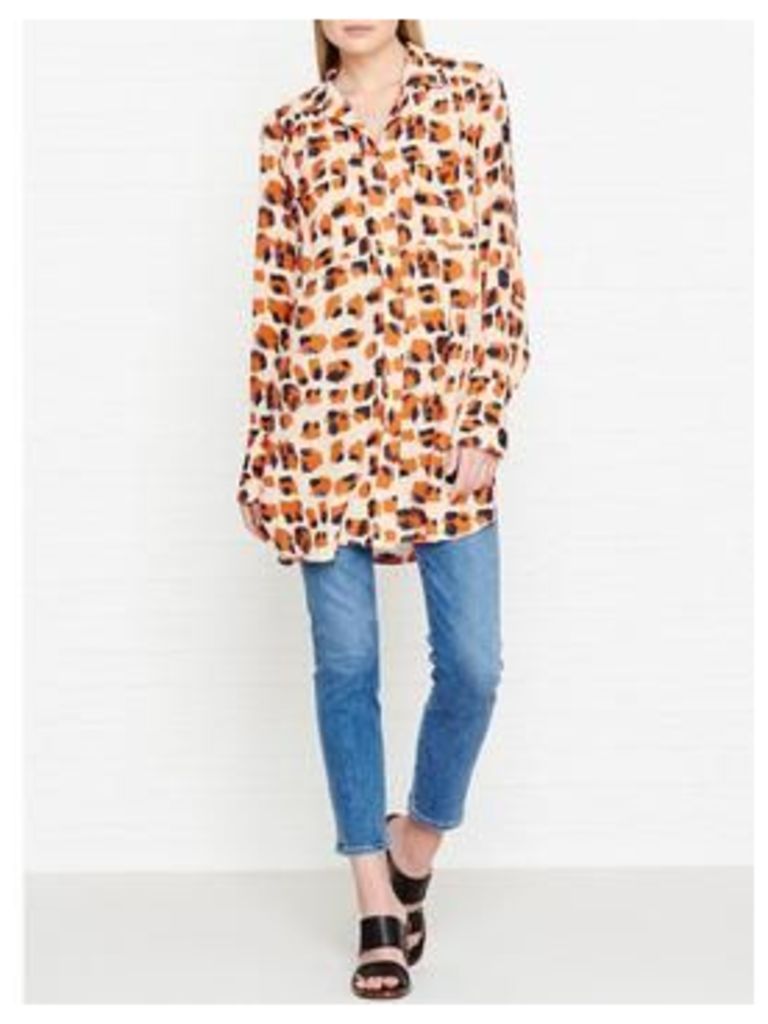 By Malene Birger Kilianna Leopard Print Shirt - Orange