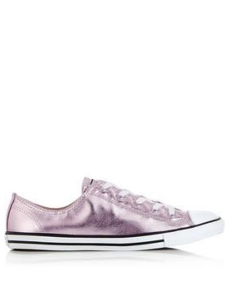 Converse Chuck Taylor All Star Dainty Eva New Iridescent Trainers - Rose Gold