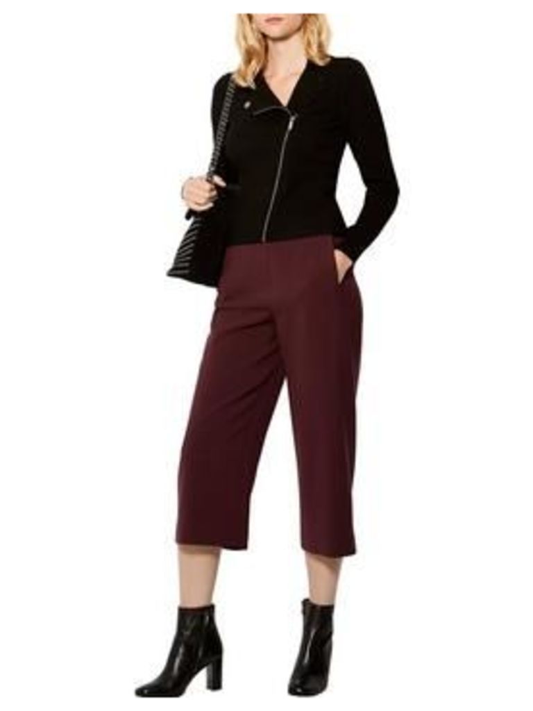 Karen Millen Zip-Through Military Cardigan - Black, Size Xs