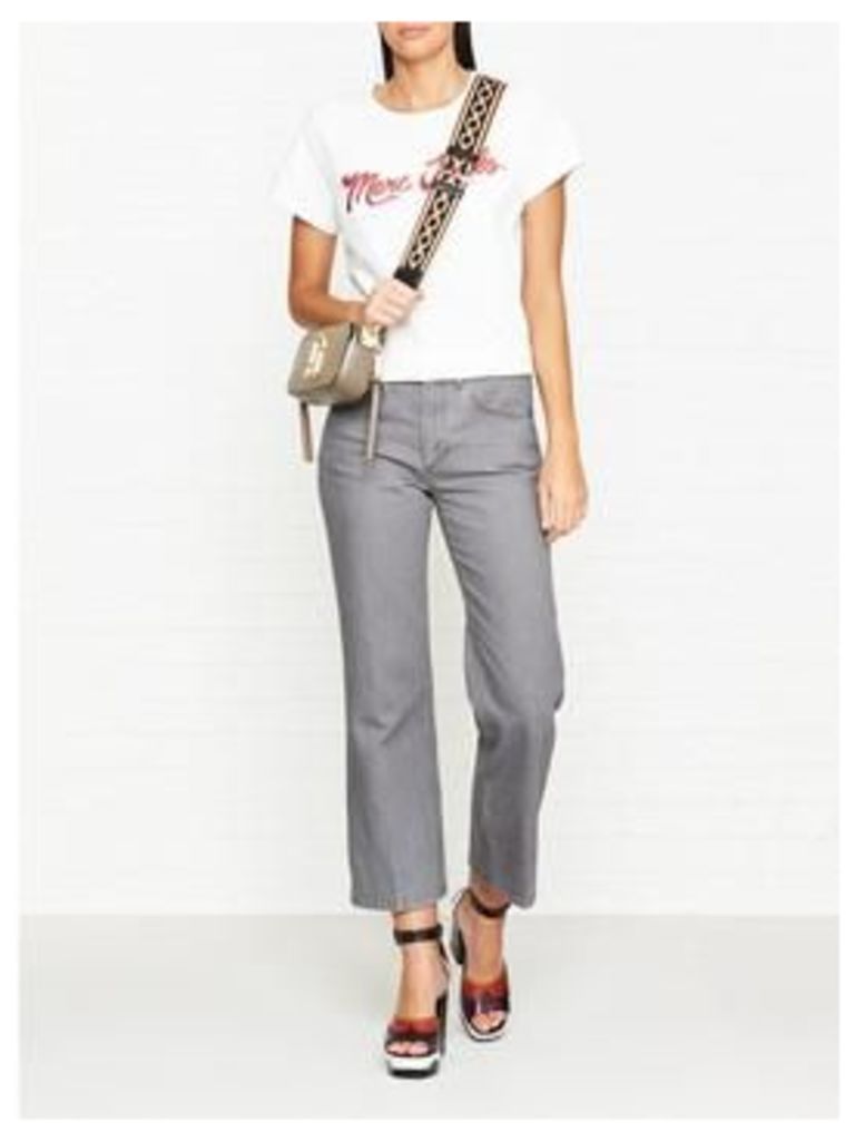 Marc Jacobs Cropped Denim Pant Trousers- Grey