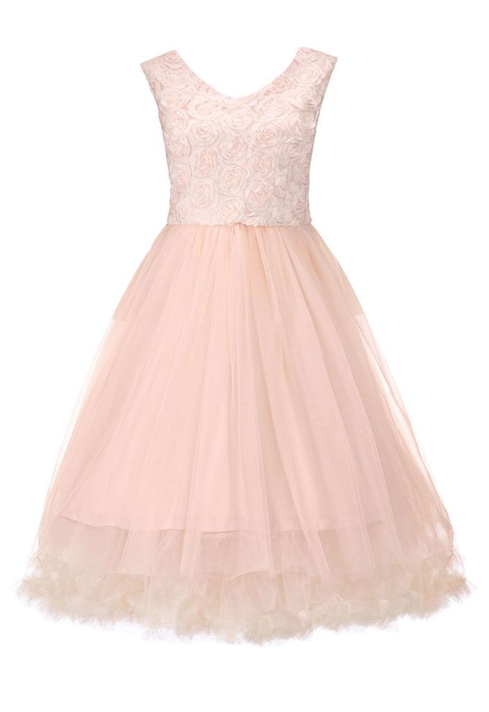 Lindy Bop Anais Dress in Parfait Pink
