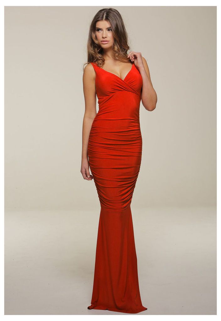 Honor Gold Gabriella Maxi Dress in Red