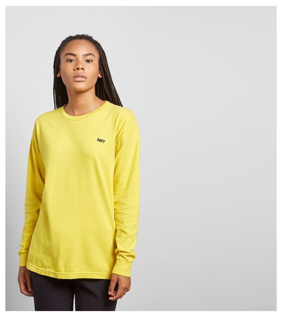 Obey Love Cuffs Long Sleeved T-Shirt, Yellow