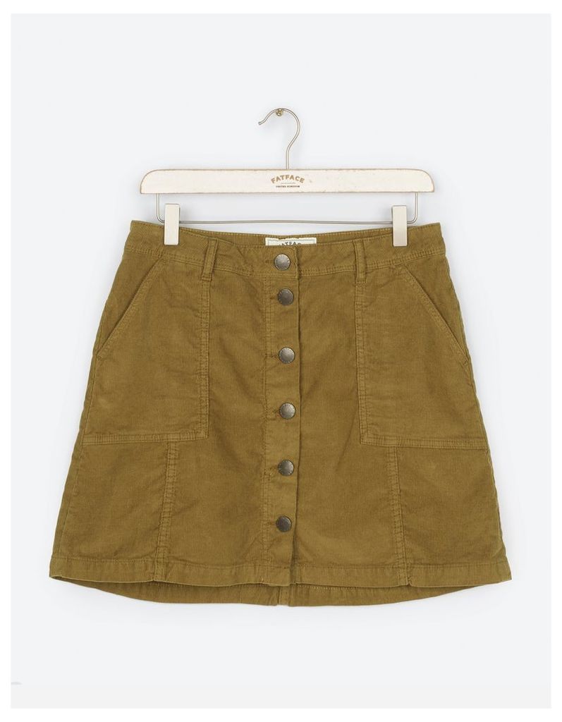 Fat Face Carrie A Line Cord Mini Skirt