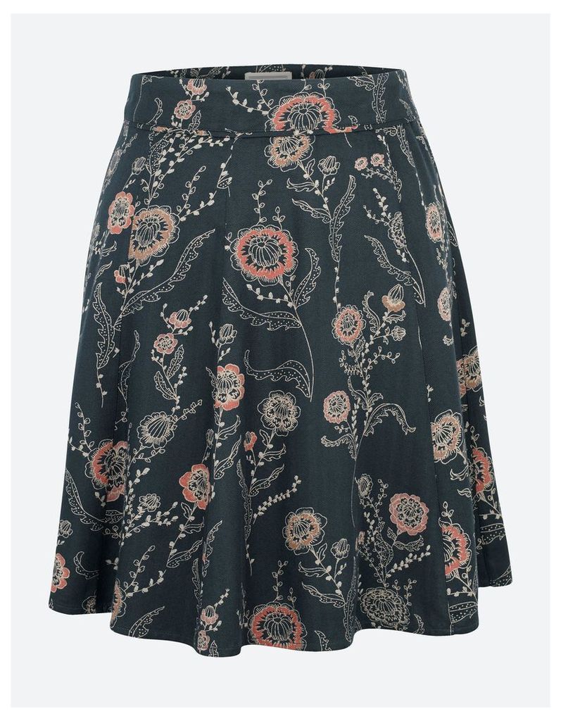 Fat Face Audrey Trailing Poppies Skirt