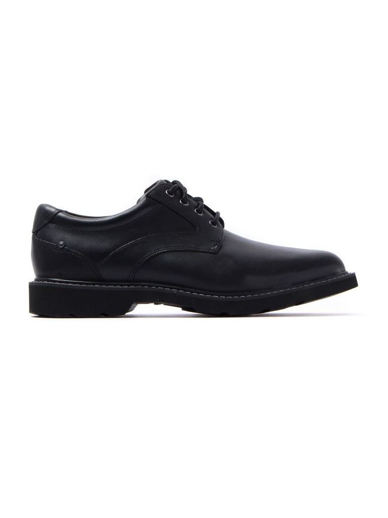 Men's Charles View Leather Derby Shoes - Black