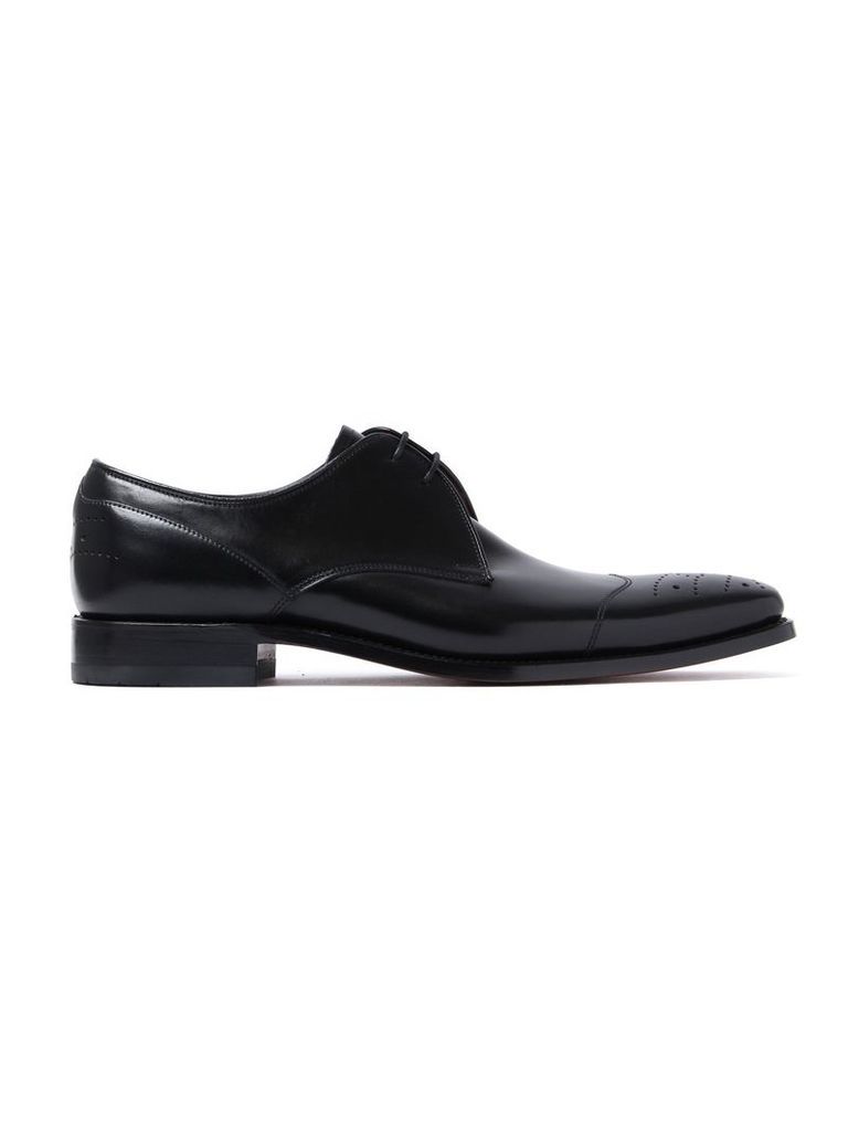 Men's Crawford Leather Derby Shoes - Black
