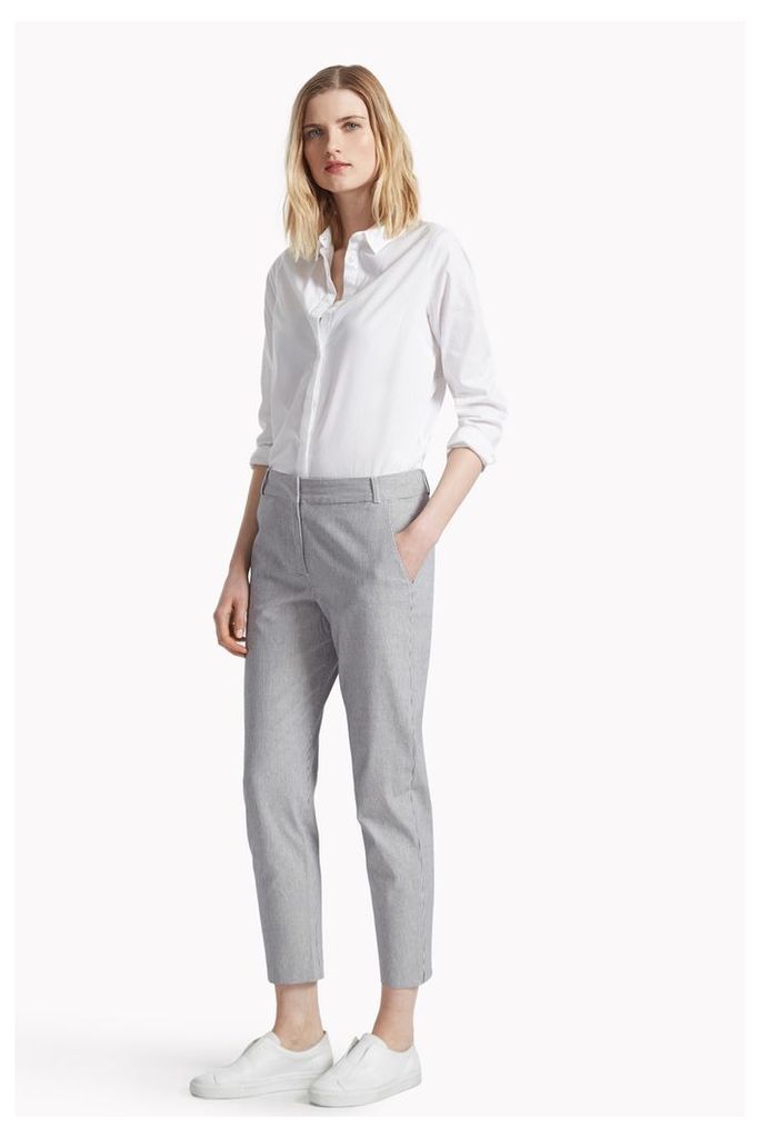 Padstow Stripe Stretch Cigarette Trousers