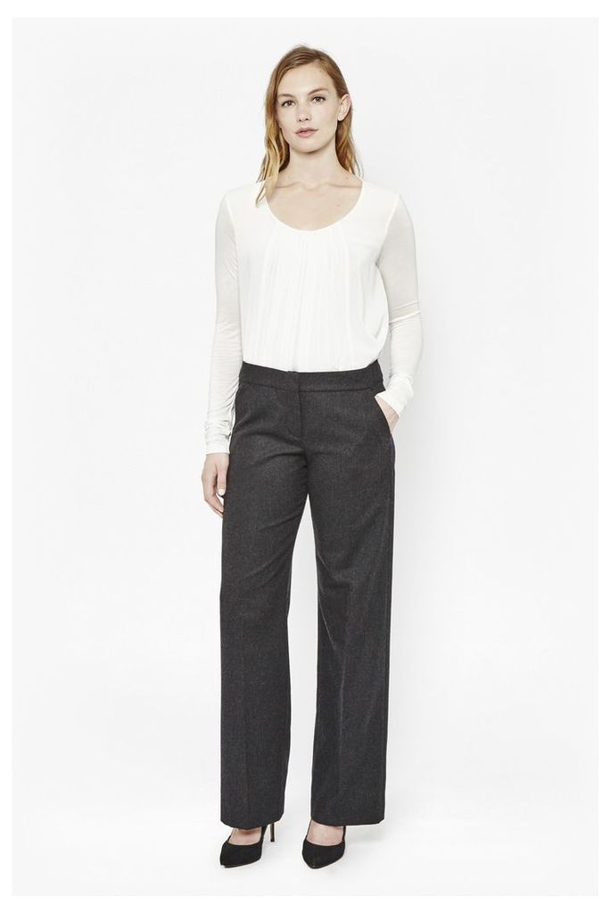 Elly Flannel Bootcut Trousers
