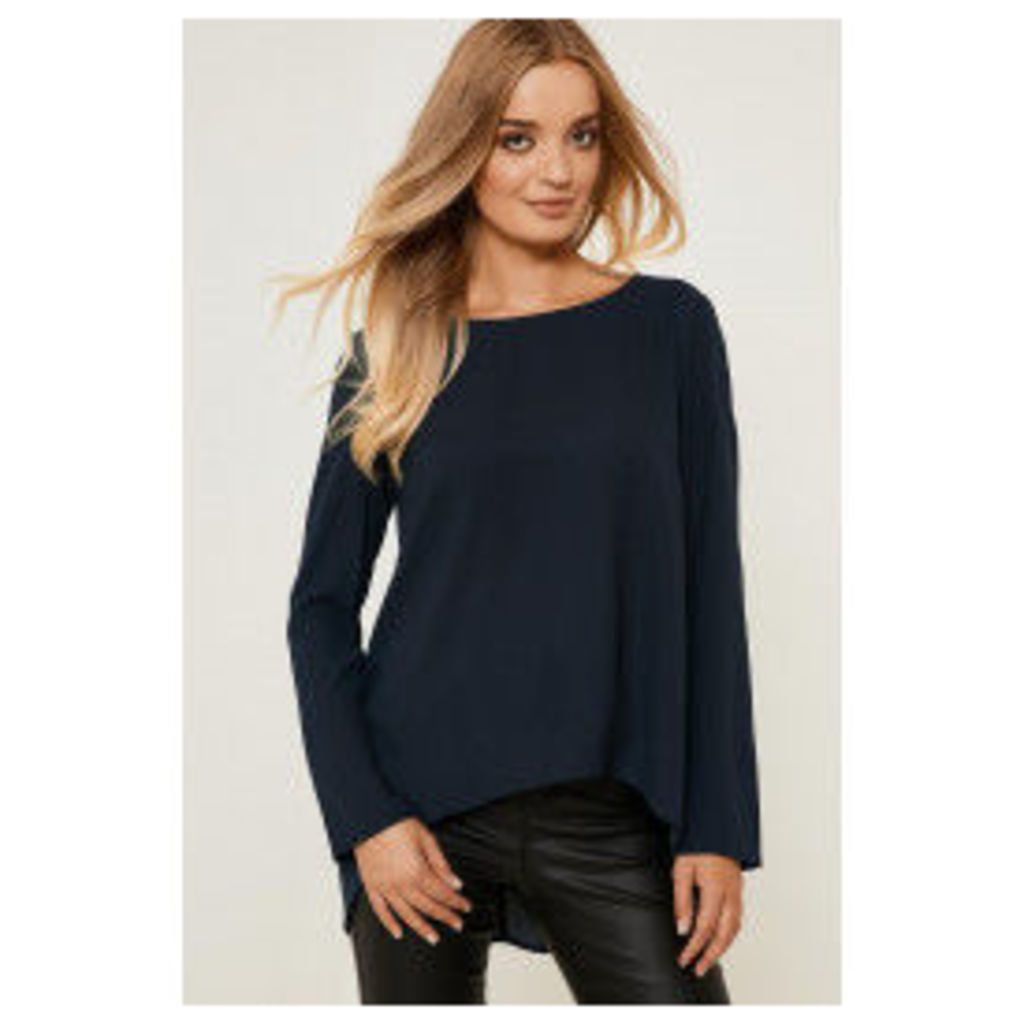 Vila Tesa Long Sleeved Top - Blue