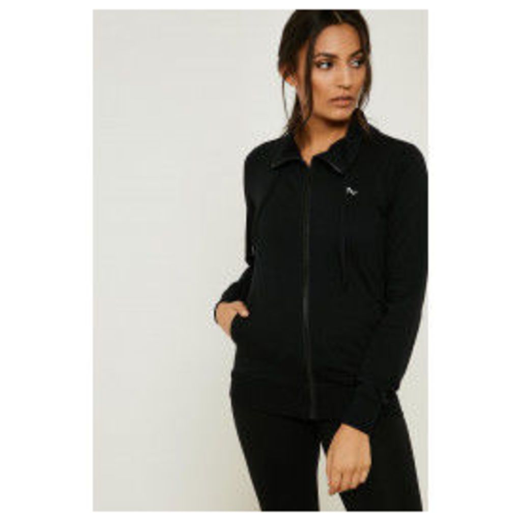 Only Play Lina High Neck Sweat Top - Black