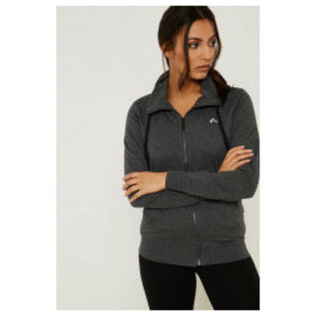 Only Play Lina High Neck Sweat Top - Grey