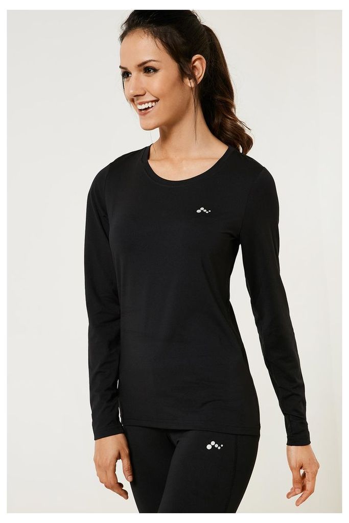 Only Play Claire Long Sleeved Training Top - Black