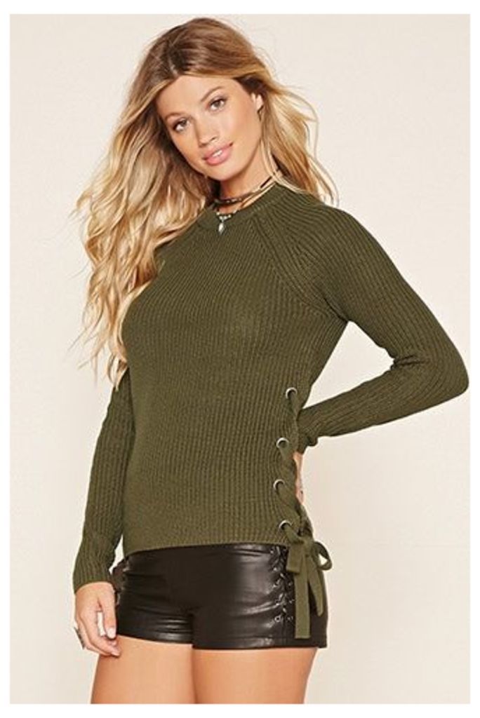 Contemporary Lace-Up Jumper