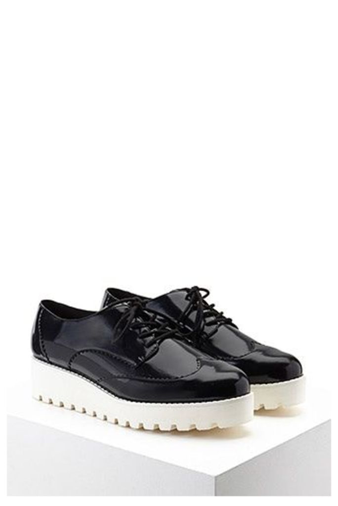 Faux Leather Oxford Creepers