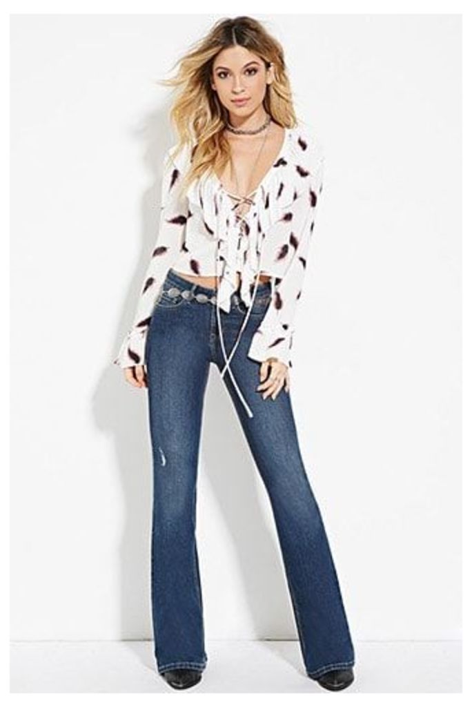 Low-Rise Flared Jeans (Long)