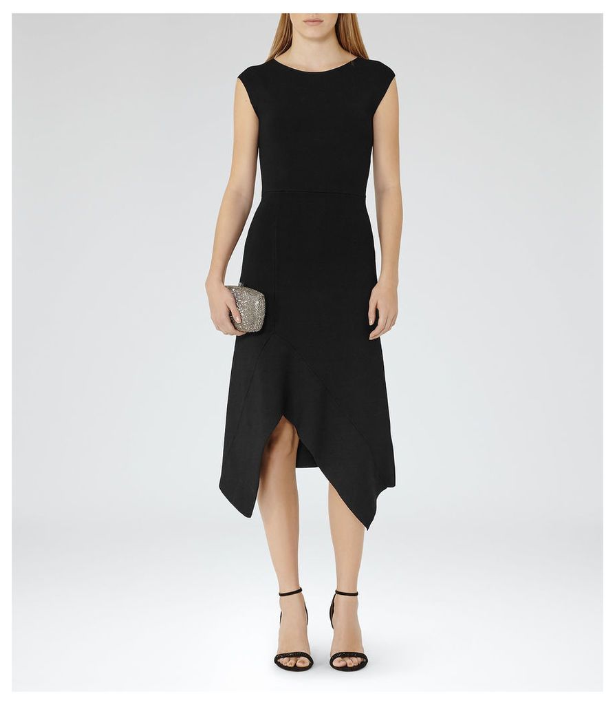 REISS Rachel - Womens Bodycon Midi Dress in Black