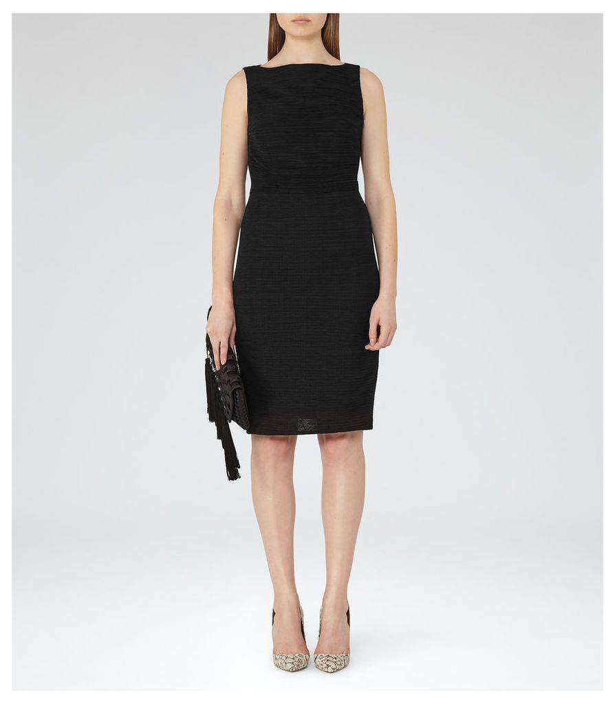Reiss Palermo - Scoop-back Dress in Black, Womens, Size 14