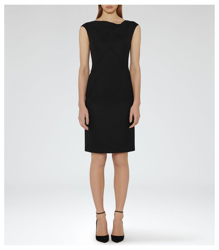 Reiss Dartmouths Dress - Tailored Dress in Black, Womens, Size 14