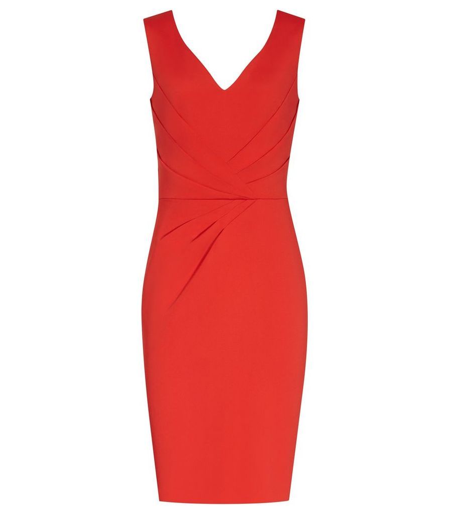 Reiss Alessandra - Tailored Dress in Clementine, Womens, Size 6