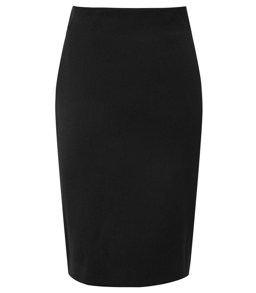Reiss Harper Skirt - Tailored Pencil Skirt in Black, Womens, Size 16