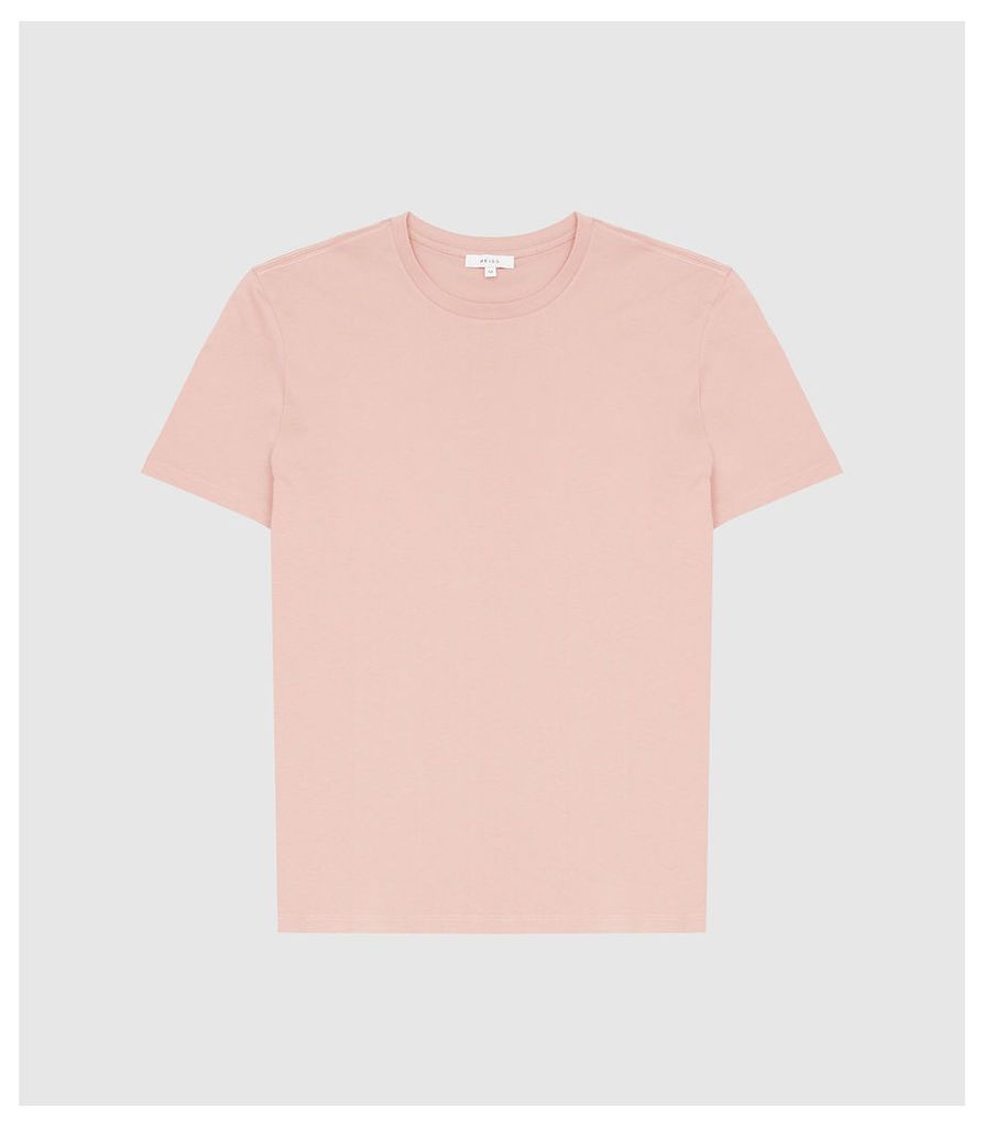 Reiss Bless - Crew Neck T-shirt in New Pink, Mens, Size XXL