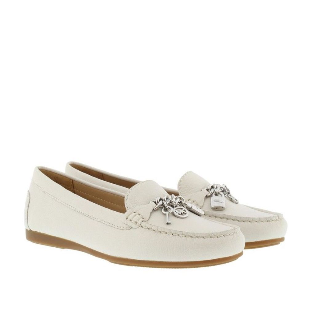 Michael Kors Loafers & Slippers - Suki Leather Moccassin Optic White - in white - Loafers & Slippers for ladies