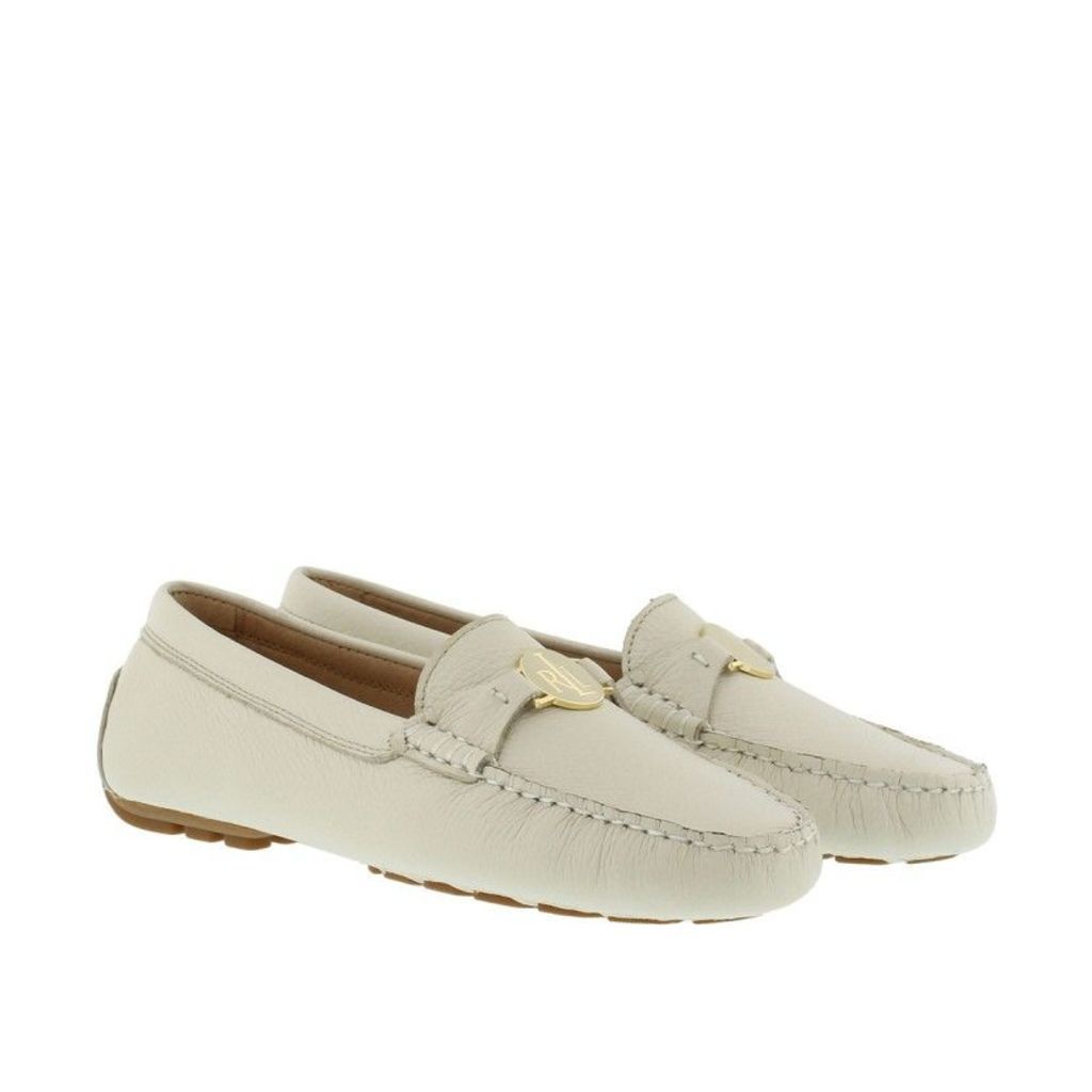 Lauren Ralph Lauren Loafers & Slippers - Carley Leather Loafer Light Ivory - in white - Loafers & Slippers for ladies