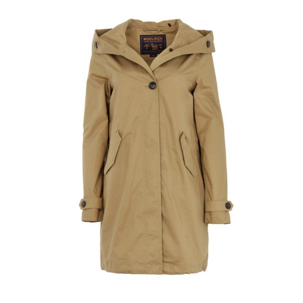 Woolrich Coats - Prescott Parka Orcher - in beige - Coats for ladies