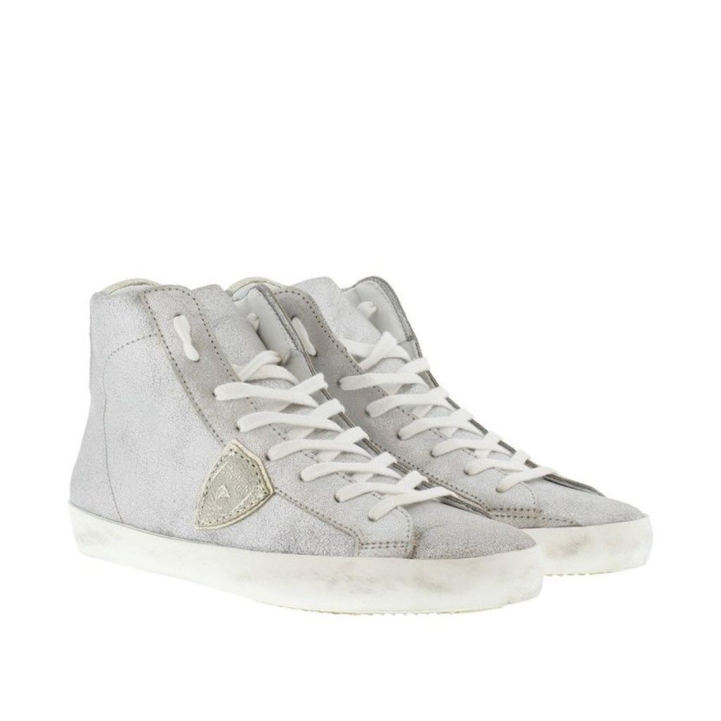 Philippe Model Sneakers - Classic H D Mixage Sneaker Sky/Silver - in silver - Sneakers for ladies