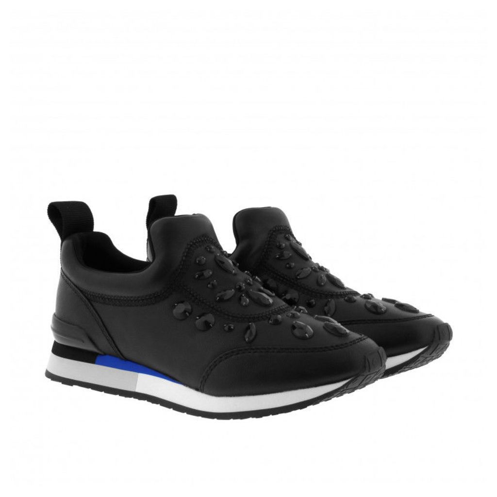 Tory Burch Sneakers - Laney Embellished Nappa Leather Sneaker Black - in black - Sneakers for ladies