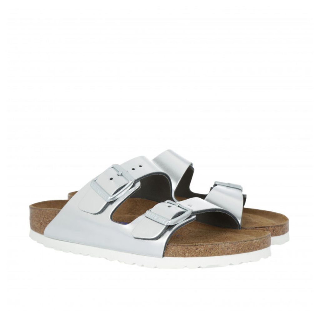 Birkenstock Sandals - Arizona BS Narrow Fit Sandal Silver - in silver - Sandals for ladies