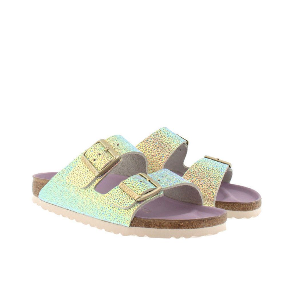 Birkenstock Sandals - Arizona BS Narrow Fit Sandal Ombre Pearls Silver Orchid - in colorful - Sandals for ladies