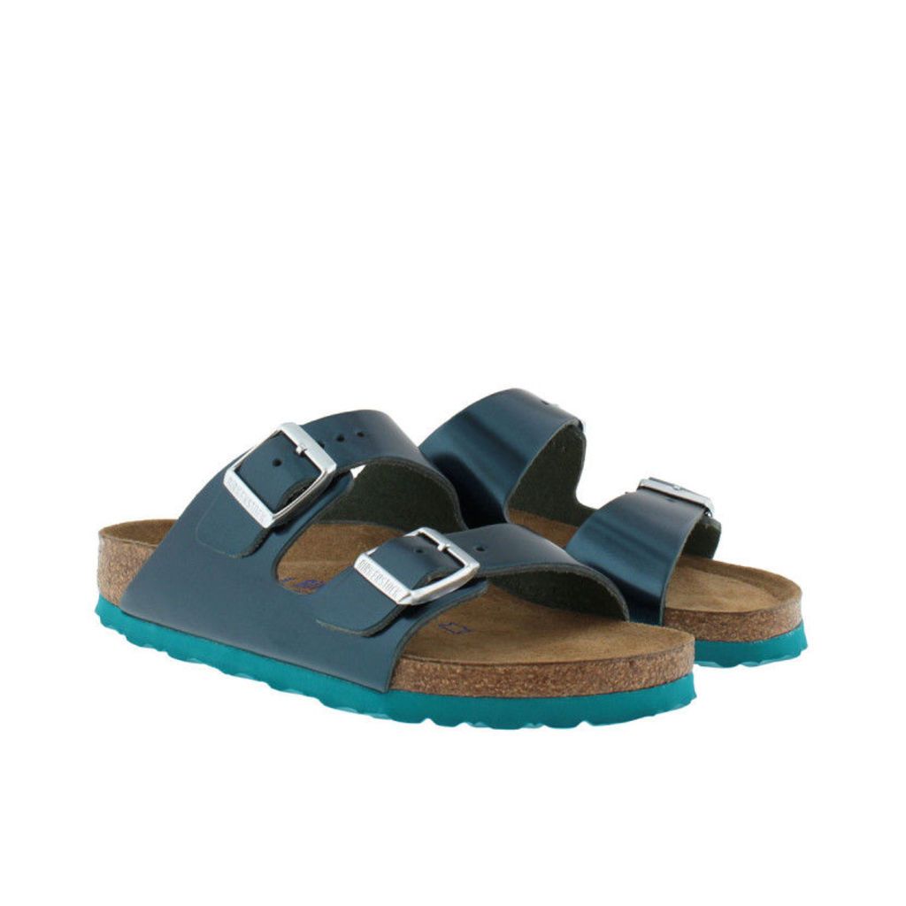 Birkenstock Sandals - Arizona BS Narrow Fit Sandal Metallic Green - in green - Sandals for ladies