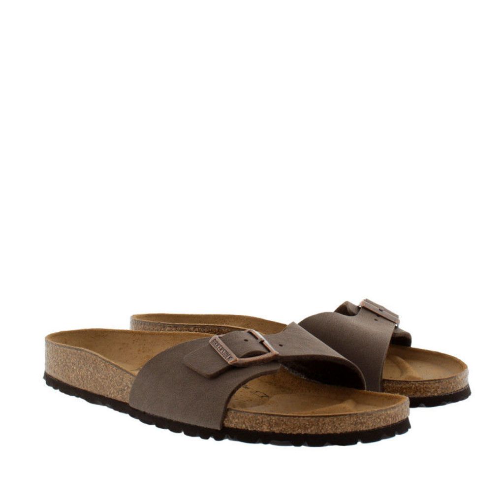 Birkenstock Sandals - Madrid BS Nubuk Narrow Fit Sandal Mocca - in brown - Sandals for ladies