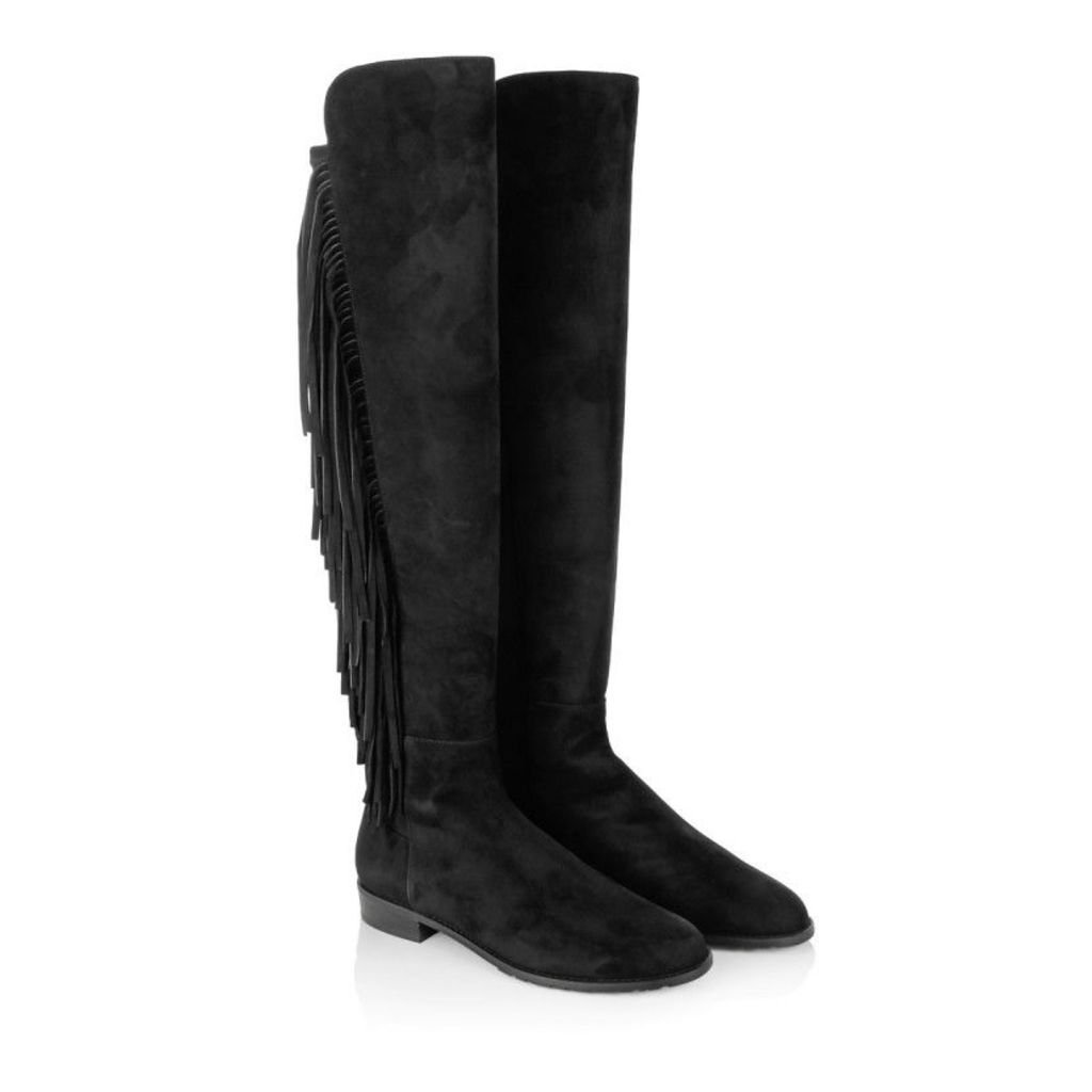 Stuart Weitzman Boots & Booties - Mane Suede Boots Black - in black - Boots & Booties for ladies