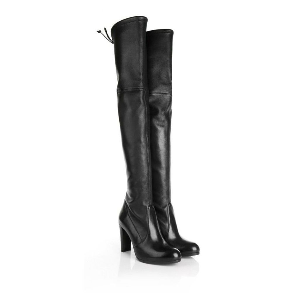 Stuart Weitzman Boots & Booties - Highland Plonge Stretch Nero - in black - Boots & Booties for ladies