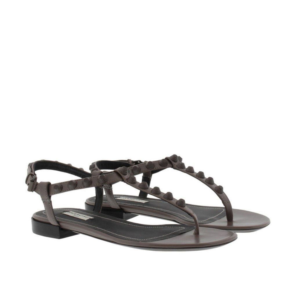 Balenciaga Sandals - Flat Sandals Gris/Asphalt - in grey - Sandals for ladies