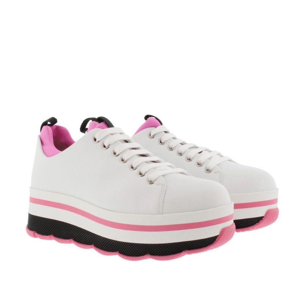 Prada Sneakers - Wave Plateau Sneaker Pink - in white - Sneakers for ladies