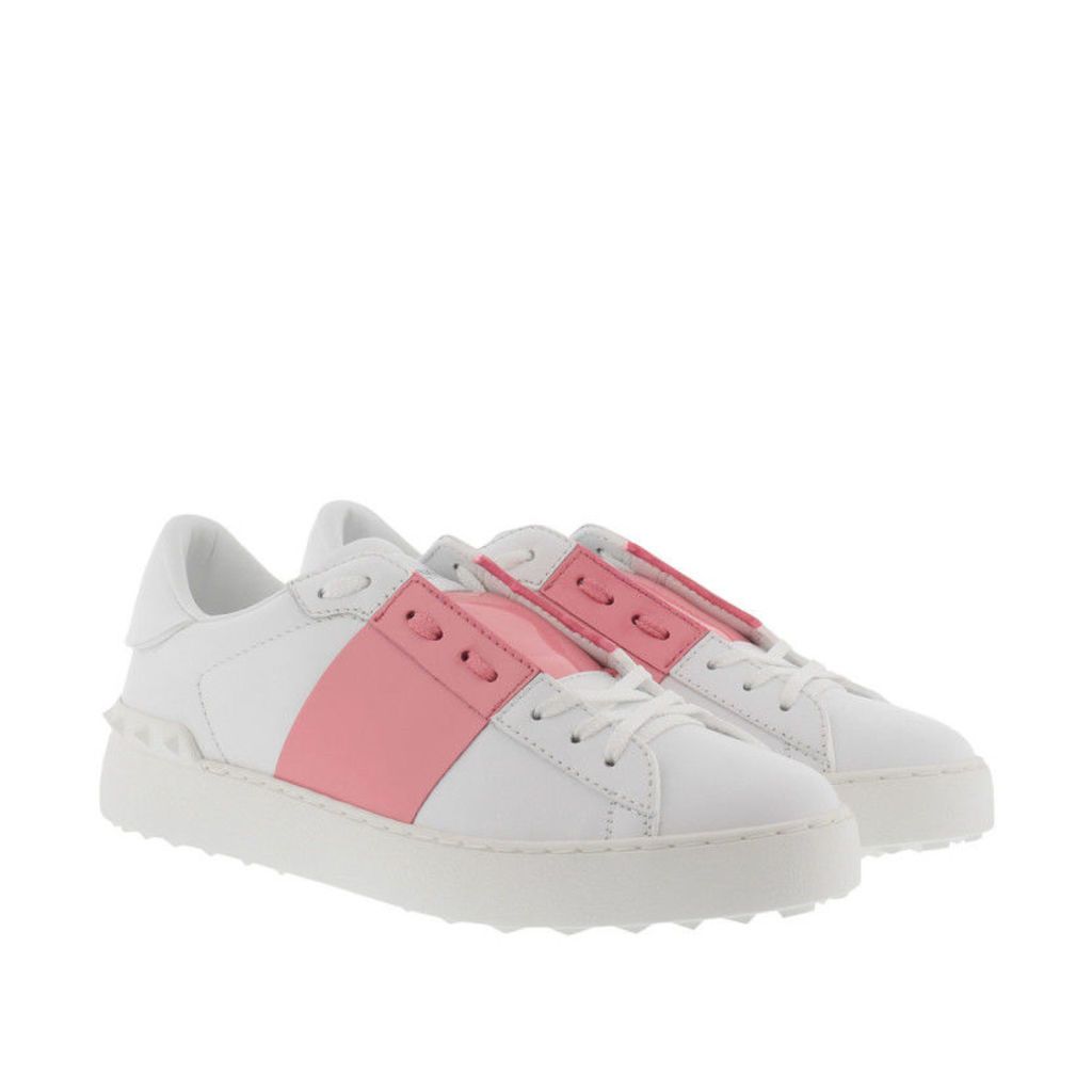 Valentino Sneakers - Bicolor Rockstud Sneaker White/Pink - in rose, white - Sneakers for ladies
