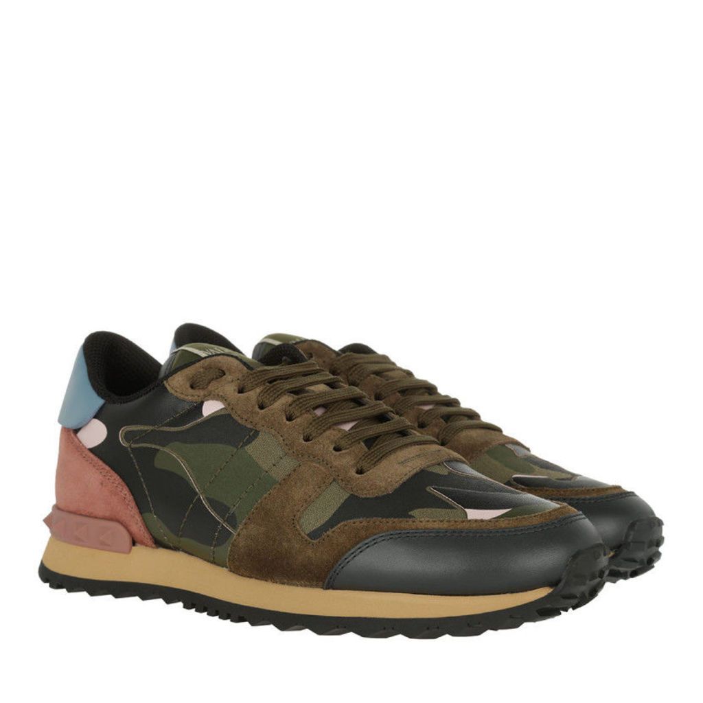 Valentino Sneakers - Camouflage Sneakers Army Green/Rose - in colorful - Sneakers for ladies