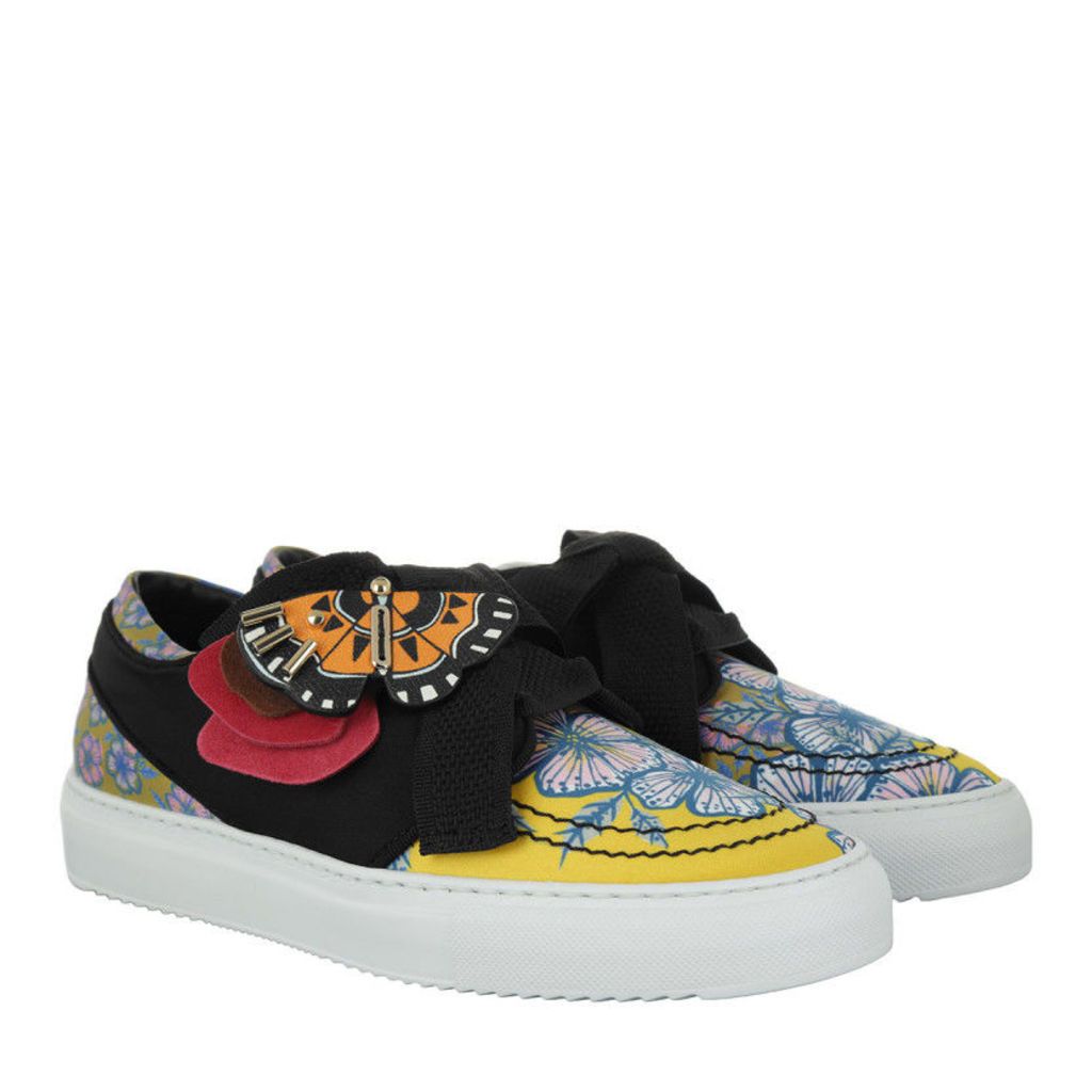 Furla Sneakers - Milano Lace-Up Leather Sneaker* Multicolor - in yellow, black - Sneakers for ladies
