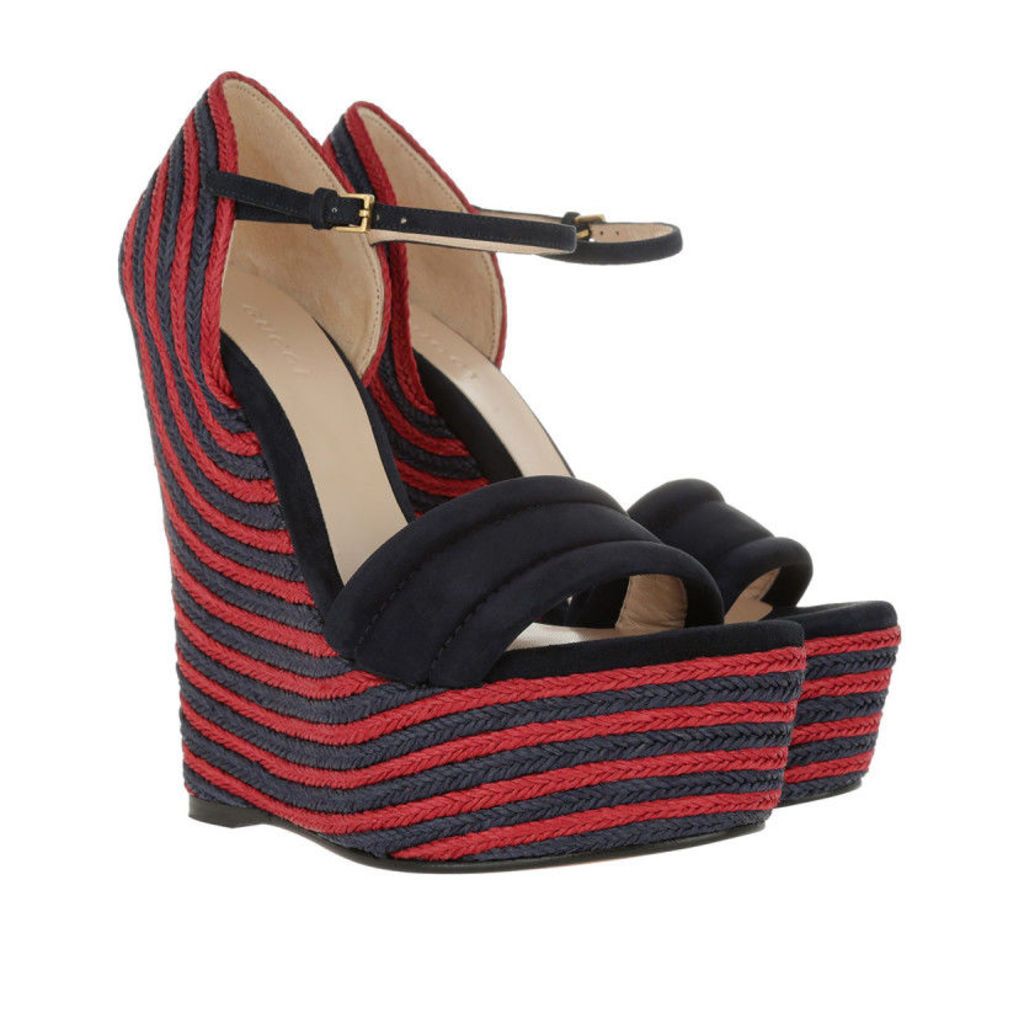 Gucci Sandals - Kid Scamosciato Sandal Dark Blue - in red, blue - Sandals for ladies