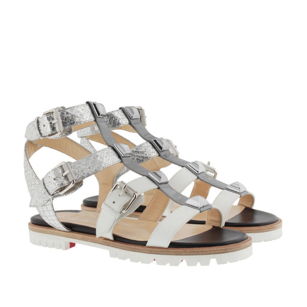 Christian Louboutin Sandals - Pumps Rocknbuckle Metal - in silver - Sandals for ladies