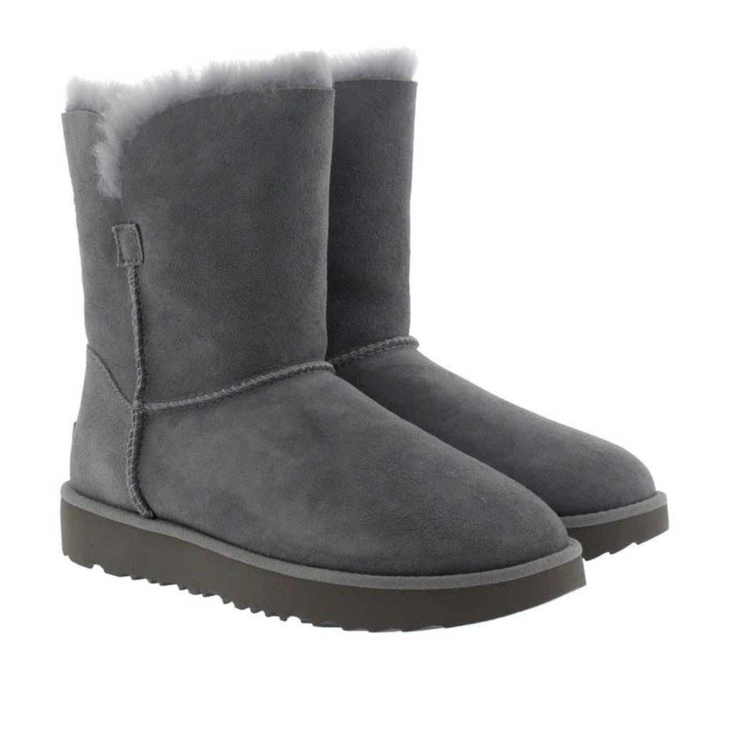 UGG Boots & Booties - W Classic Cuff Short Geyser - grey - Boots & Booties for ladies