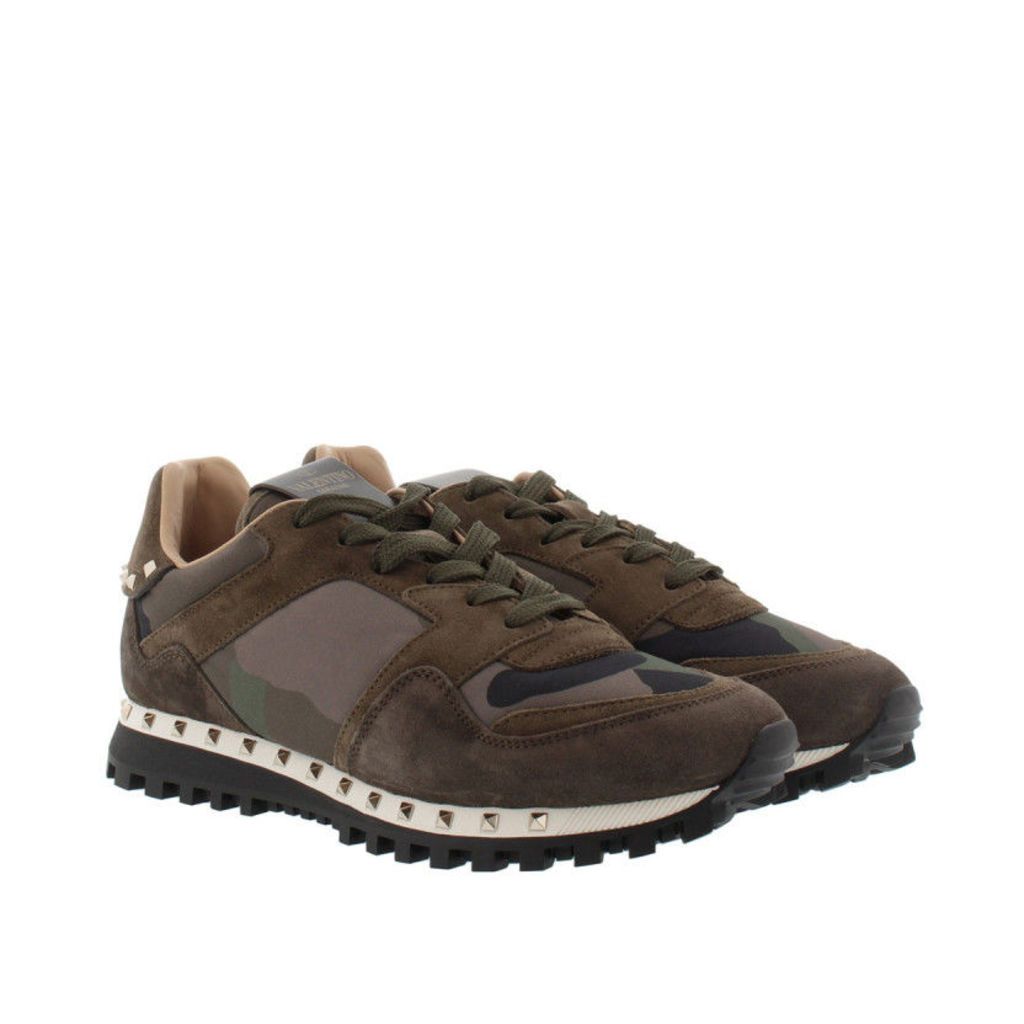 Valentino Sneakers - Rockrunner Sneaker Camouflage - in brown, green - Sneakers for ladies