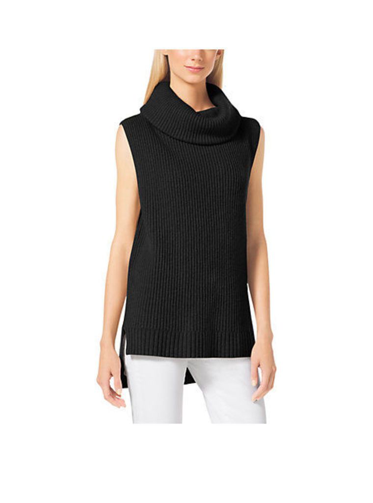 Sleeveless Merino Wool And Cashmere Sweater