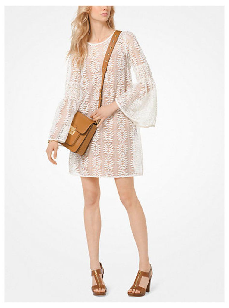 Bell-Sleeve Lace Dress