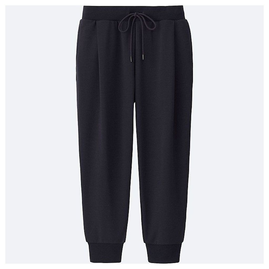 Uniqlo  Women Airism Stretch Cropped Trousers - Navy - Xl